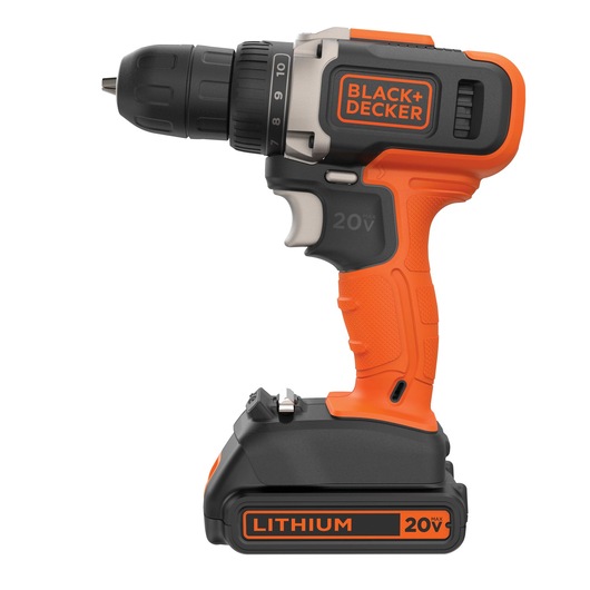 20 Volt 2 Speed Cordless Drill Driver with 2 Batteries.