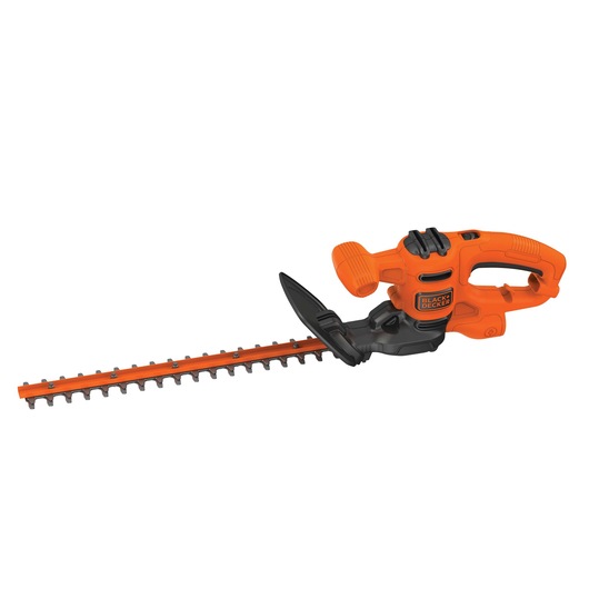 Profile of 17 inch electric hedge trimmer.