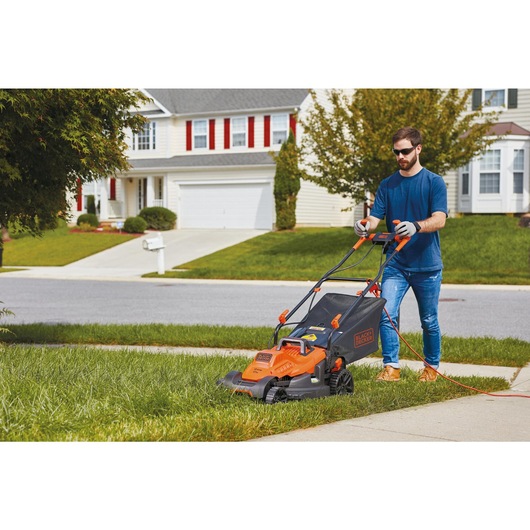 12 Amp 17 in. Electric Lawn Mower with Comfort Grip Handle