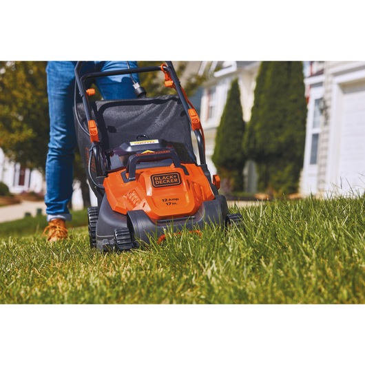 12 Amp 17 in. Electric Lawn Mower with Comfort Grip Handle
