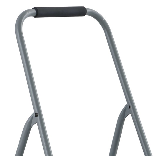 Handle feature of Steel Step Stool 3 step Type 2 225 pound load capacity.