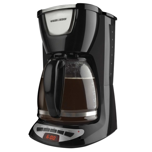 12 cup Coffee Maker with coffee inside.
