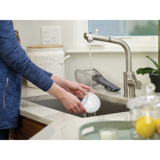 Washable filter feature of dustbuster Advanced Clean Cordless Hand Vacuum.