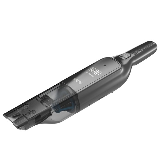 Profile of dustbuster 12 volt advanceclean cordless hand vacuum.