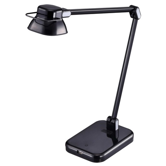 Elate™ Dual Arm LED Desk Lamp, Black