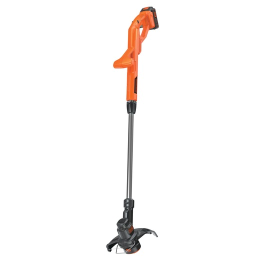 Profile of 20 volt max lithium 10 inch string trimmer and edger.