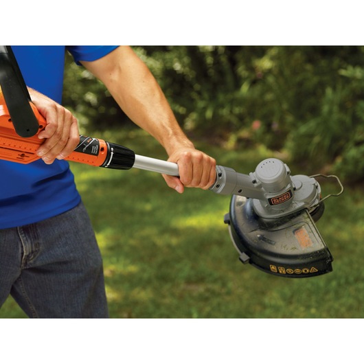 20 volt MAX Lithium 12 inch Trimmer / Edger with adjustable handle design feature.