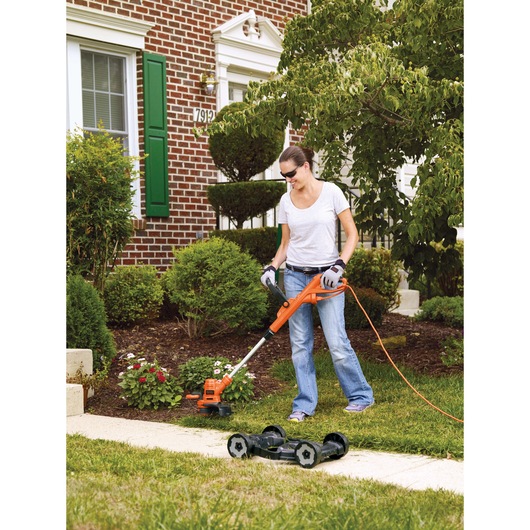 6.5 Amp 12 inch Electric 3-in-1 Compact Mower